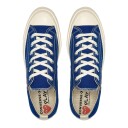 Comme Des Garcons Play X Converse Cdg Big Heart Low Top Blue Sko Blå  unisex 44