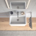 Duravit Vero Air Vaskeservant med overløp og et blandebatterihull 450 x 350 mm