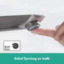 Hansgrohe Talis E servantbatteri 240 Uten bunnventil, Børstet Sort Krom