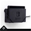 Nintendo Switch dock wall mount by FLOATING GRIP® Black