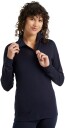 Icebreaker 260 Tech Ls Half Zip Dame Ib/Midnight Navy L