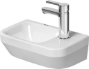 Duravit DuraStyle Vegghengt servant 360x220 mm, 1 bl.hull, u/o.l, Hvit m/WG