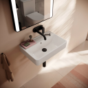 Hansgrohe Xanuia Q Vegghengt Servant 55x37 cm u/bl.hull m/ol Hvit m/SC