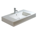 Duravit Vero Møbelservant 850x490mm, 1 armaturhull, WonderGliss