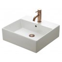 Lavabo Boxo 1010 Slim servant, 50x48 cm hvit