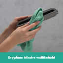 Hansgrohe RainDrain Flex Kappesett 80 cm, Polert Gull-Optikk