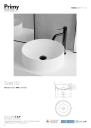 Scandtap Bathroom Concepts Solid R2 Ø380 mm, Hvit Matt