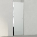 INR Iconic Nordic Rooms Dusjnisje Linc 2 Original Matt Aluminium / 87,5cm Klart Glass