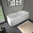 Duravit Happy D.2 Badekar m/panel 1800x800 mm. Høyre hjørne