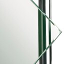 INR Iconic Nordic Rooms Dusjnisje ARC 4 Måltilpasset Brushed Stainless / Timeless Klart Glass