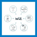 WiZ Smart rektangel taklampe 36W 2700-6500K Wîfi - Hvit