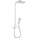 Hansgrohe Raindance Select E360 1jet 360x190 mm, Hvit/Krom