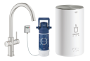 Grohe Red II Duo C blandebatteri med kokefunksjon (brushed chrome)