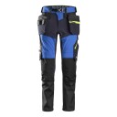 Snickers Workwear 6940 FlexiWork Softshellbukse blå C50