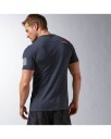 Reebok Mens Crossfit Forging Elite Fitness Tee - Collegiate Navy - M