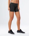 2xu Form Mid-Rise Compression Shorts 4" W Black/Silver M