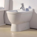 Duravit Starck 3 Gulvstående bidé 360x560 mm, 1 blanderhull, WonderGliss