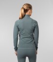 Johaug Vision Wool Seamless Midlayer Jacket Dame Green/Blue XS/S