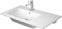 Duravit Me By Starck Møbelservant 830x490 mm, 1 bl.hull, m/o.l, Hvit m/WG