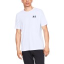 Under Armour Men's Sportstyle Left Chest Shortsleeve Hvit S Man