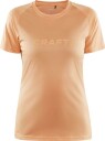 Craft Women's Core Unify Logo Tee Oransje XS Woman