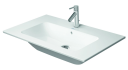 Duravit Me By Starck Møbelservant 830x490 mm, u/bl.hull, m/overløp, Hvit