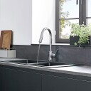 Hansgrohe Focus 240 kjøkkenbatteri Med uttrekkbar tut og dusj, Krom