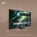 Samsung 85" Neo QLED QN90D 4K Smart TV (2024), Black