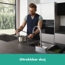 Hansgrohe Aquno Select Kjøkkenbatteri Med uttrekkbar dusj, 3jet, Krom