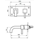 Tapwell Box006 Square Oksiderende Messing (TA-9418449)