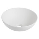 Bathco Sicilia Toppmontert Servant Ø40x15 cm, uten overløp, Hvit