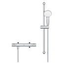 Grohe Precision Dusjpakke Med termostat, Krom