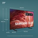 Samsung 77" OLED S85D 4K Smart TV (2024), Black