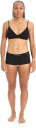 Icebreaker 200 Oasis Boy Shorts Dame Black L