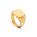 Jane Kønig Drippy Signet Ring - Gold