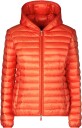 Save The Duck Daisy Hooded Puffer Jacket Dame Poppy Red 3 (L)