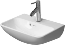 Duravit Me By Starck Vegghengt servant 450x320 mm, 1 blanderhull, Wondergliss