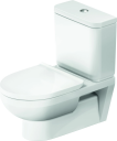 Duravit No.1 Vegghengt toalett 365x650 mm, Rimless, Hvit m/HG