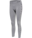 Hummel Ci Seamless Mid Waist Tights Grå L