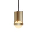 Tala Loop Single Taklampe Liten Gold with Sphere III