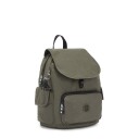 Kipling City Pack S liten ryggsekk Green Moss