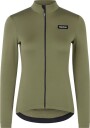 Gripgrab Women's Gravelin Merinotech Thermal Long Sleeve Jersey L  Olive Green