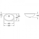 Villeroy & Boch Evana servant, 45.5x30.5 cm, hvit