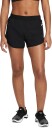 Nike Tempo Luxe 3" Running Shorts Dame Black/Black/Reflective Silver L