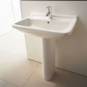 Duravit Starck 3 Vegghengt Servant 650x485, 1 blanderhull, WonderGliss