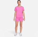 Nike Dri-Fit One Classic Ss Top Dame Playful Pink/Black S