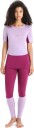 Icebreaker 125 Zoneknitmerino Thermal Leggings Dame Go Berry/Purple Gaze M