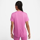 Nike One T-Shirt Dame Cosmic Fuchsia/White S