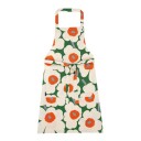 Marimekko - Pieni Unikko forkle grønn/oransje