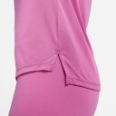 Nike One T-Shirt Dame Cosmic Fuchsia/White M